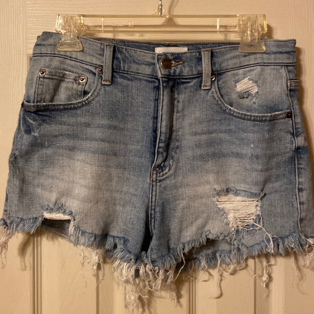 Pistola Jean shorts, button & zipper closure.